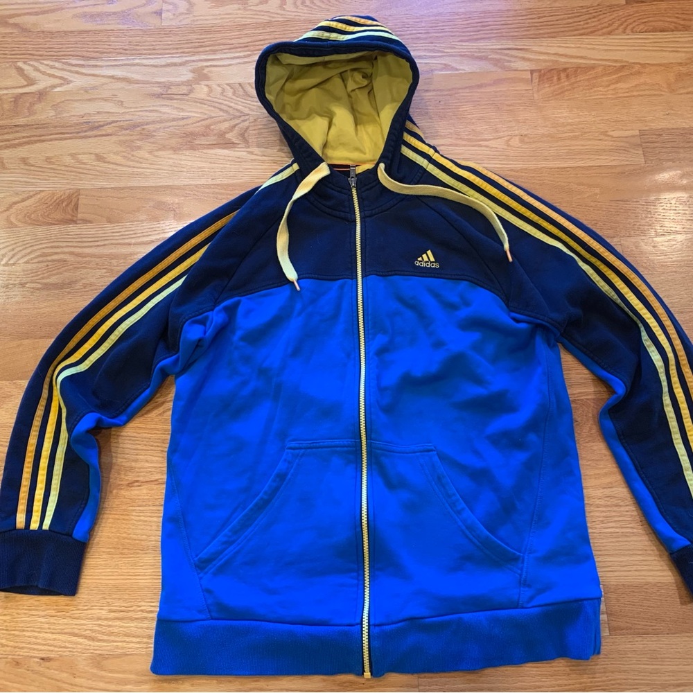 Adidas Performance Essentials Large Hooded Jacket.